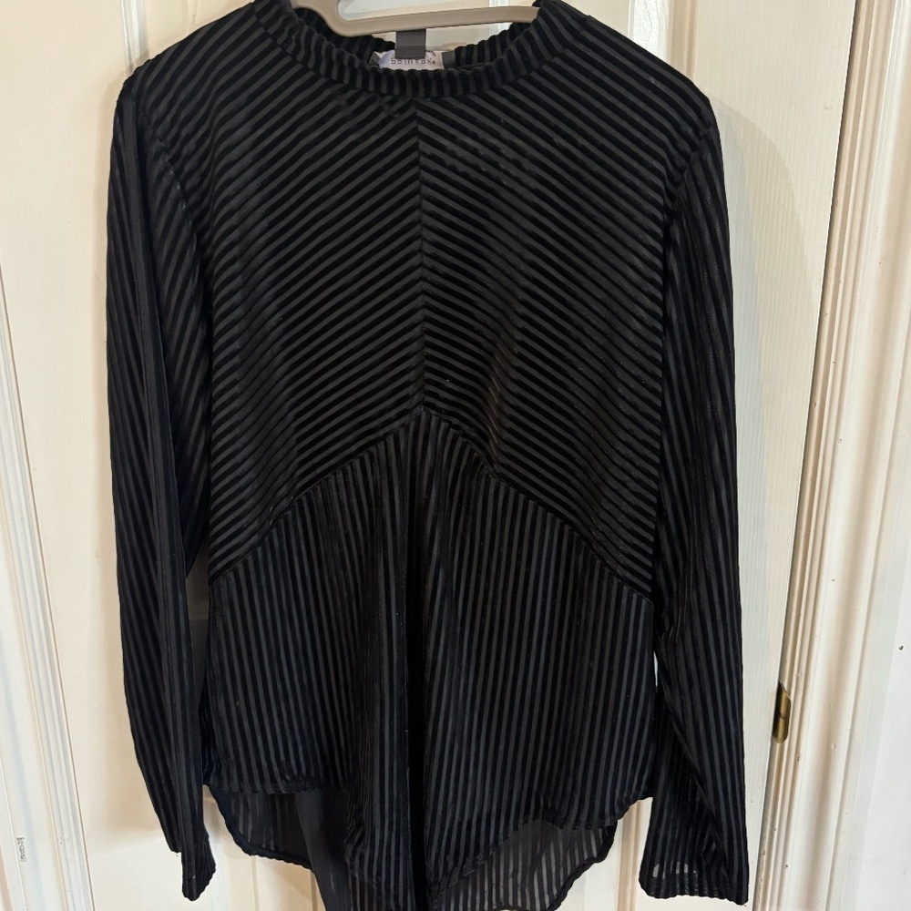 primark velvet and sheer body suit mock turtleneck * accepting offers